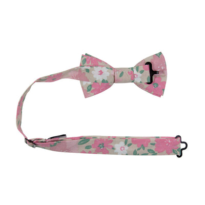 Pink Spice Bow Tie (Pre-Tied)