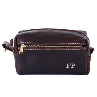 Personalized Double Zipper Toiletry Bag