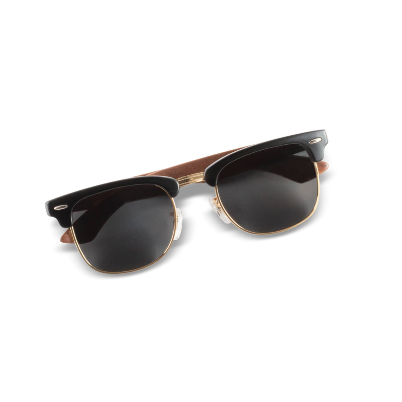 “Kennedy” Walnut Sunglasses