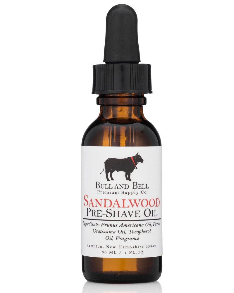 Sandalwood Pre-Shave Oil - by Bull and Bell Premium Supply Co.