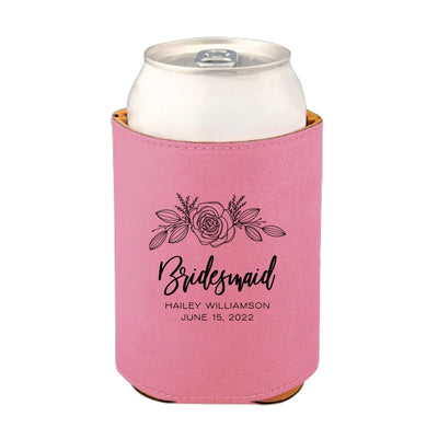 Personalized Bridesmaid Can Coolers