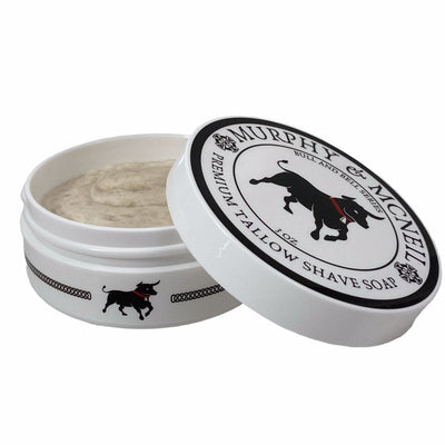 Bull and Bell Series: Rosemary Mint Menthol Shaving Soap - by Murphy and McNeil