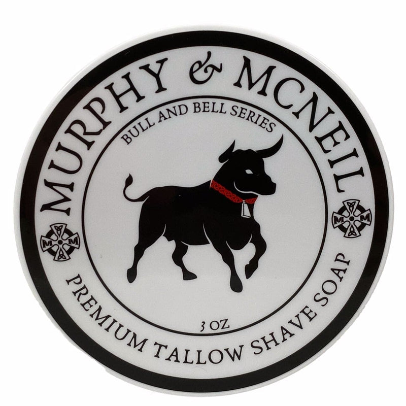 Bull and Bell Series: Amber Sandalwood Shaving Soap - by Murphy and McNeil