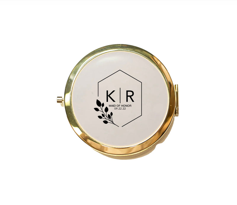 Personalized Bridesmaid Compact Mirrors