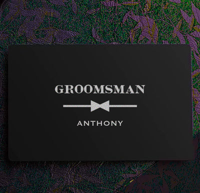 Personalized Groomsmen Card