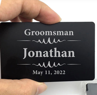 Personalized Groomsmen Card