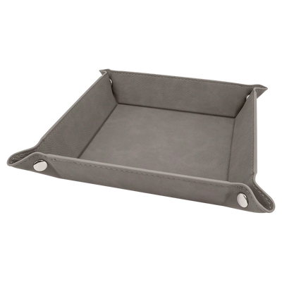 Personalized Gray Snap Up Tray