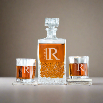 Personalized Kinsale Whiskey Decanter Set