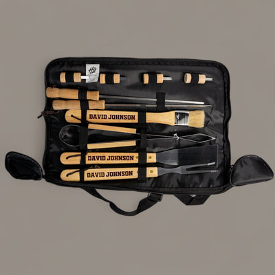 Personalized BBQ Set with Bag
