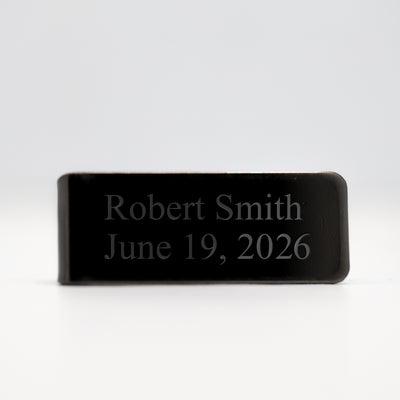Personalized Metal Money Clip