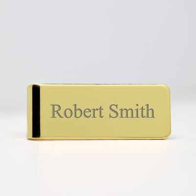 Personalized Metal Money Clip