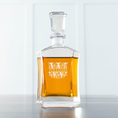 Personalized Whiskey Decanter- Modern Designs