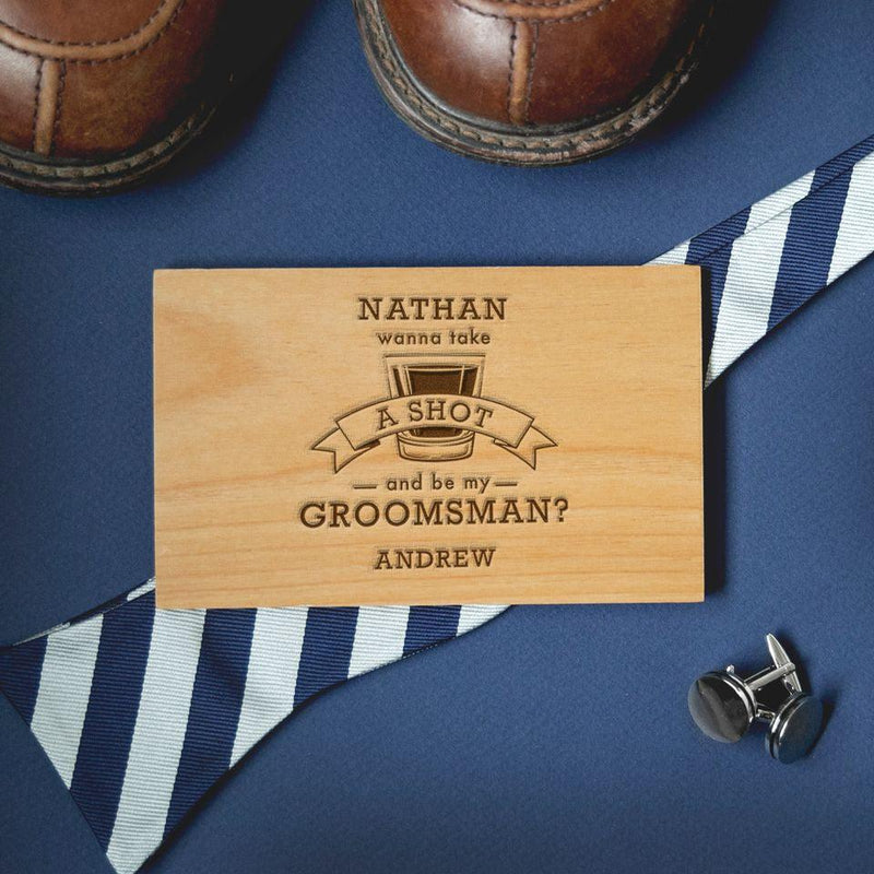 Personalized Groomsmen Proposal Cards