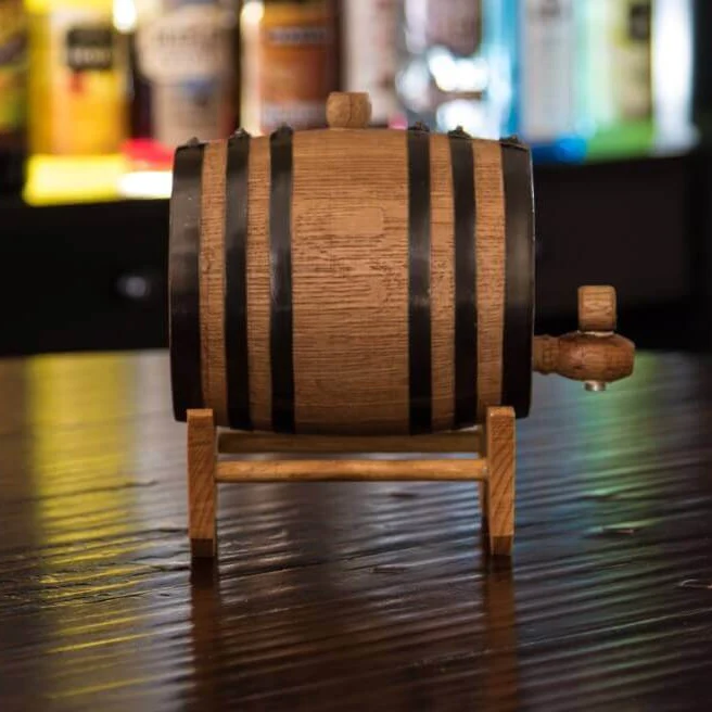 Personalized 1 Liter Oak Barrel