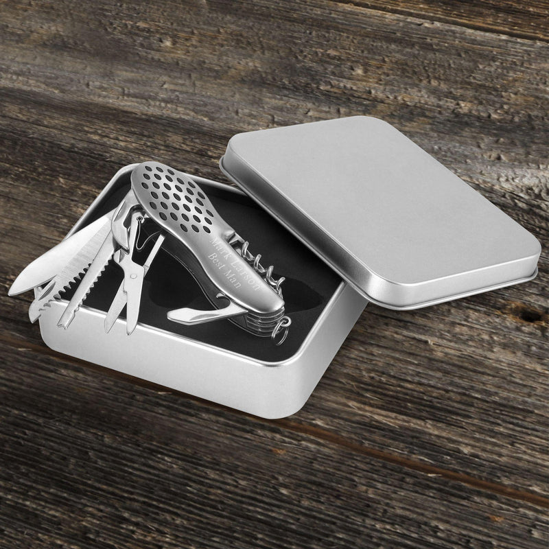 Groomsmen Set of 5 Swiss Army Knives - 13 Function
