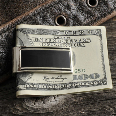 Personalized Millionaire Money Clip - Silver Plated