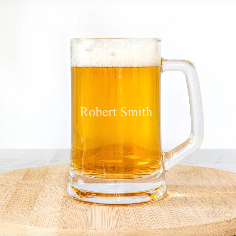 Set of 5 Personalized 14oz. Beer Mugs