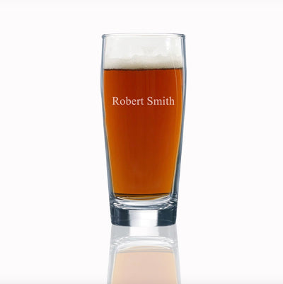 Set of 5 Personalized 16 oz. Willi Becher Beer Glasses