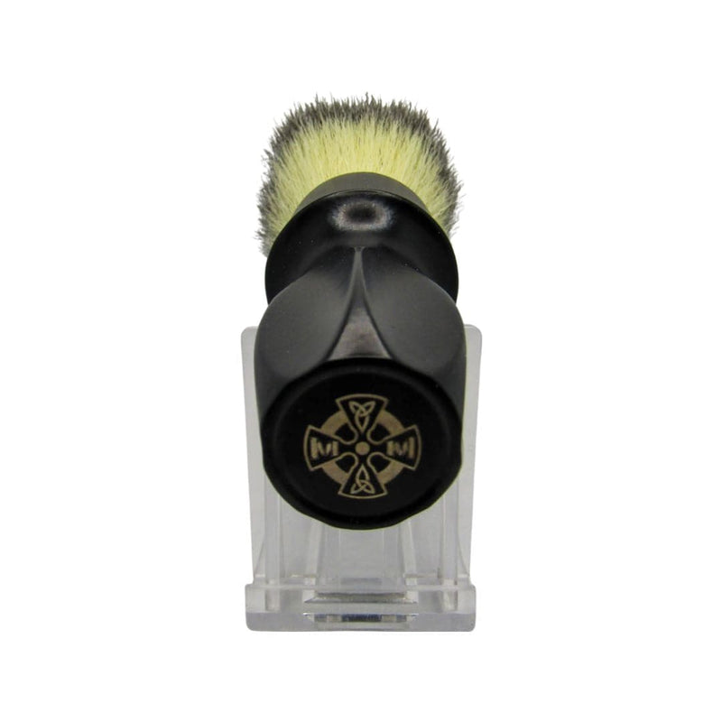 MM-400 Black Shaving Brush (24mm Synthetic Knot) - by Murphy and McNeil