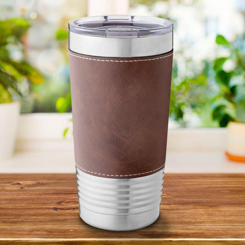 Personalized Rustic 20 oz. Travel Tumbler