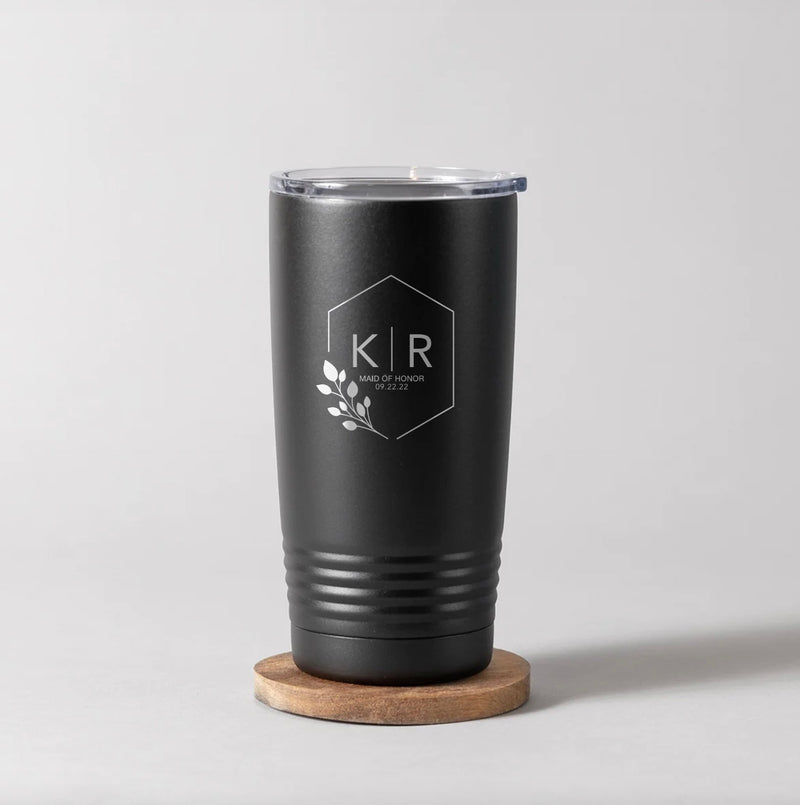 Personalized Bridesmaid 20 oz. Insulated Tumbler