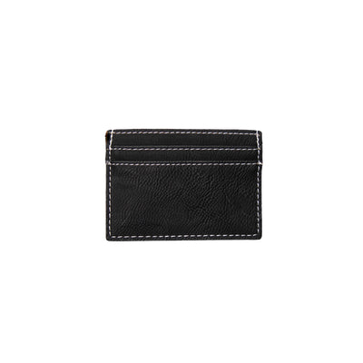 Personalized Men's Slim Black Wallet