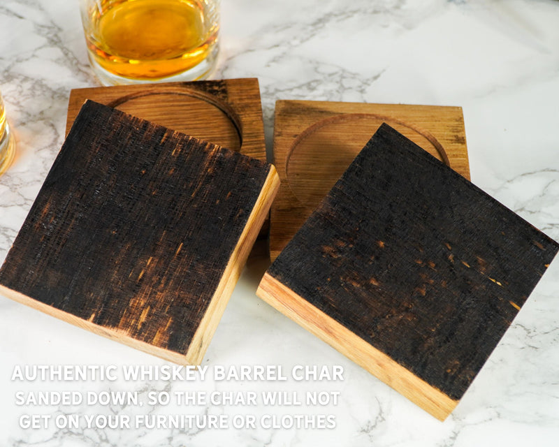 Whiskey Stave Coaster Set of Two