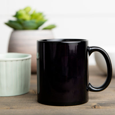 Personalized Groomsmen Black Coffee Mug