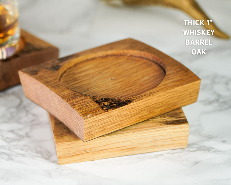 Whiskey Stave Coaster Set of Two
