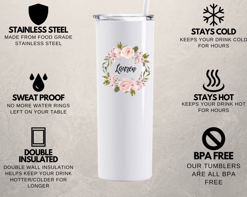 Personalized Skinny Tumblers