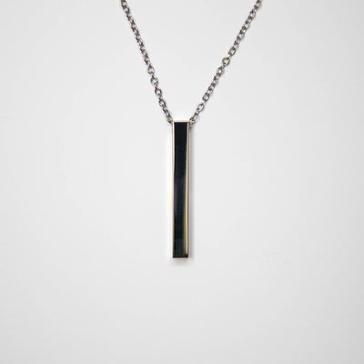Personalized Vertical Bar Necklaces