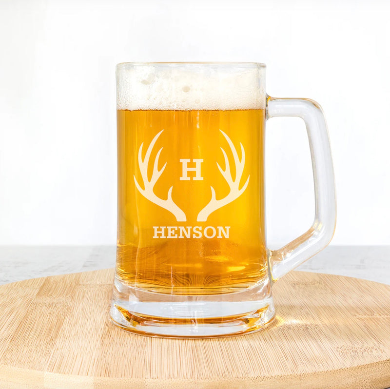 Set of 5 Personalized 14oz. Beer Mugs