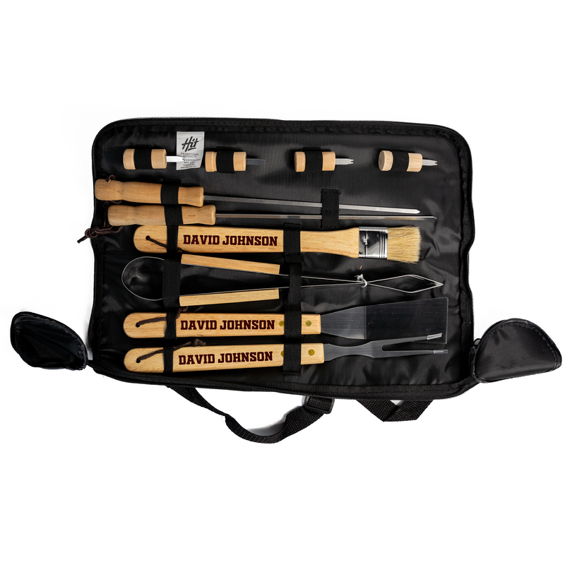 Personalized BBQ Set with Bag