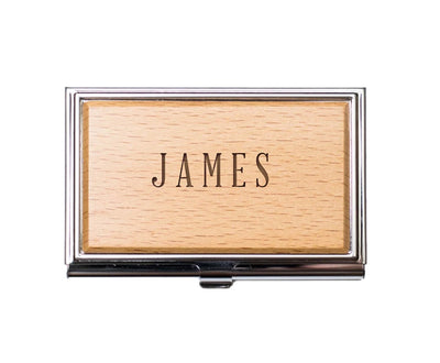 Personalized Business Card Holder