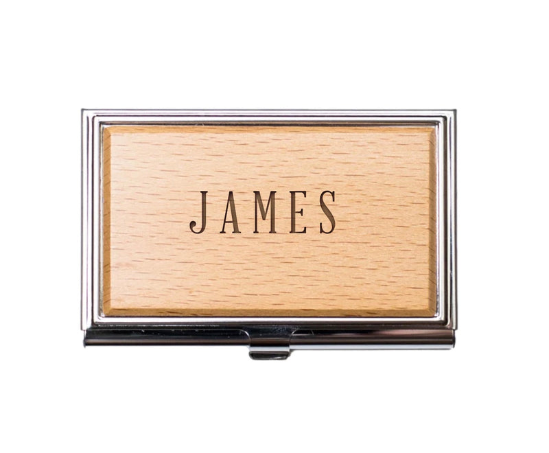 Personalized Business Card Holder