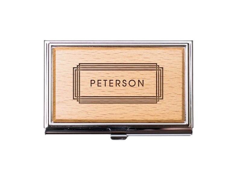 Personalized Business Card Holder