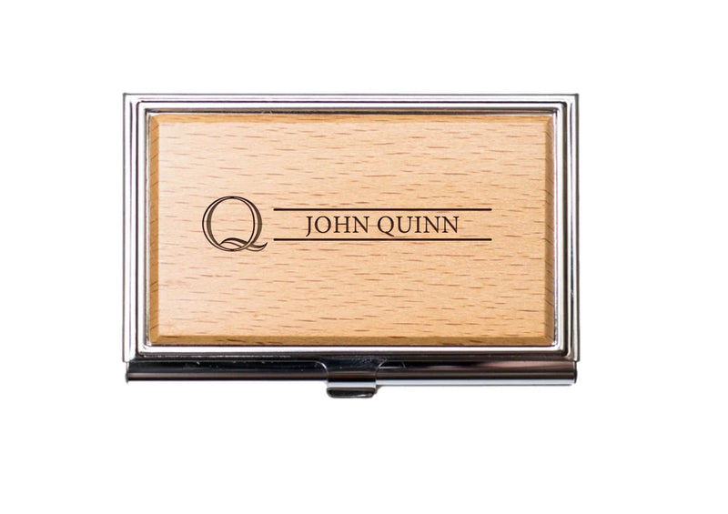Personalized Business Card Holder