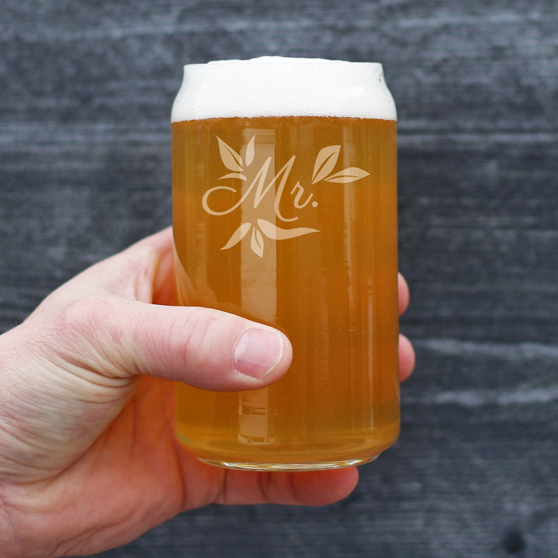 Mr. Beer Can Pint Glass