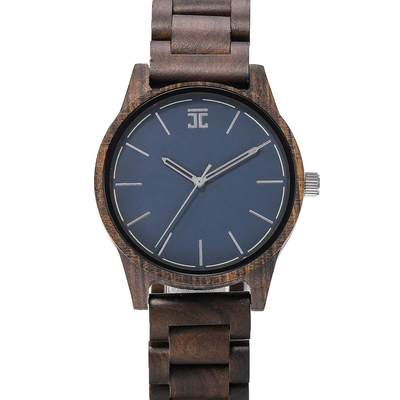 Atlantic Dark Sandalwood w/ Blue Face Watch