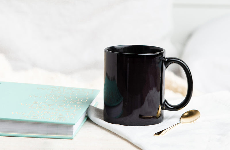 Personalized Bridesmaid Black Coffee Mug