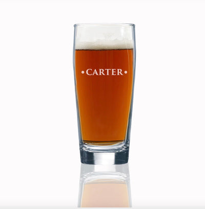Set of 5 Personalized 16 oz. Willi Becher Beer Glasses