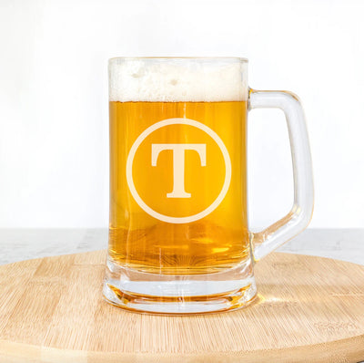 Set of 5 Personalized 14oz. Beer Mugs