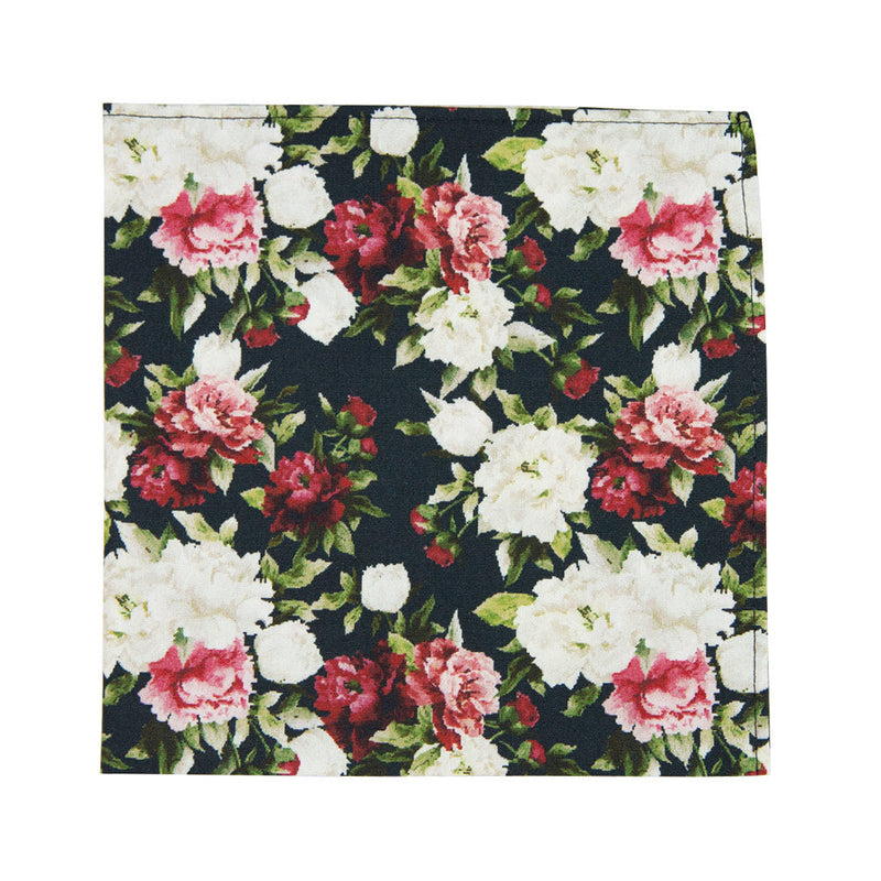 Crimson Rose Pocket Square
