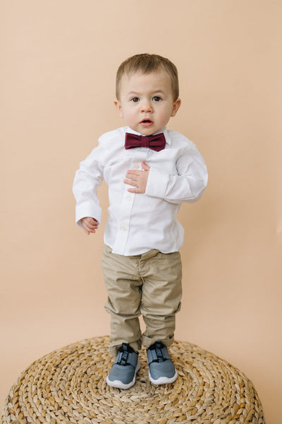 Merlot Bow Tie (Pre-Tied)
