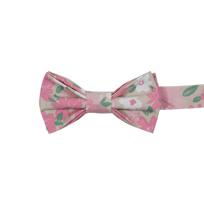 Pink Spice Bow Tie (Pre-Tied)
