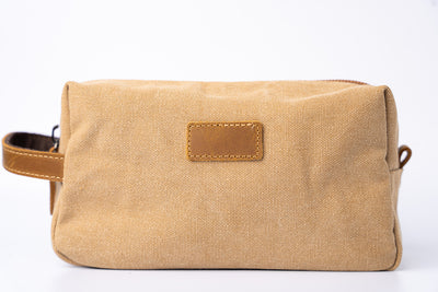 Personalized Canvas Travel Toiletry Bag