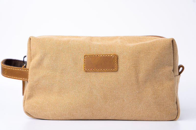 Personalized Canvas Travel Toiletry Bag