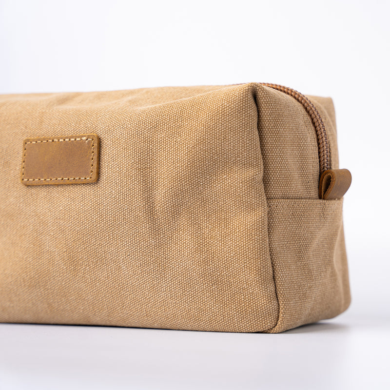 Personalized Canvas Travel Toiletry Bag