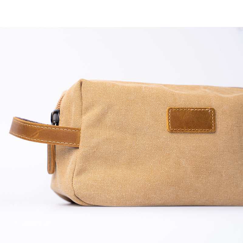 Personalized Canvas Travel Toiletry Bag