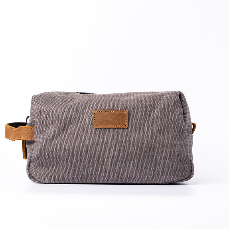 Personalized Canvas Travel Toiletry Bag